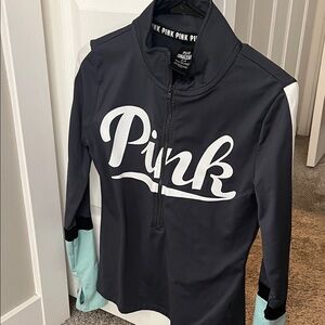 Victoria's Secret Pink Black and Mint Jacket